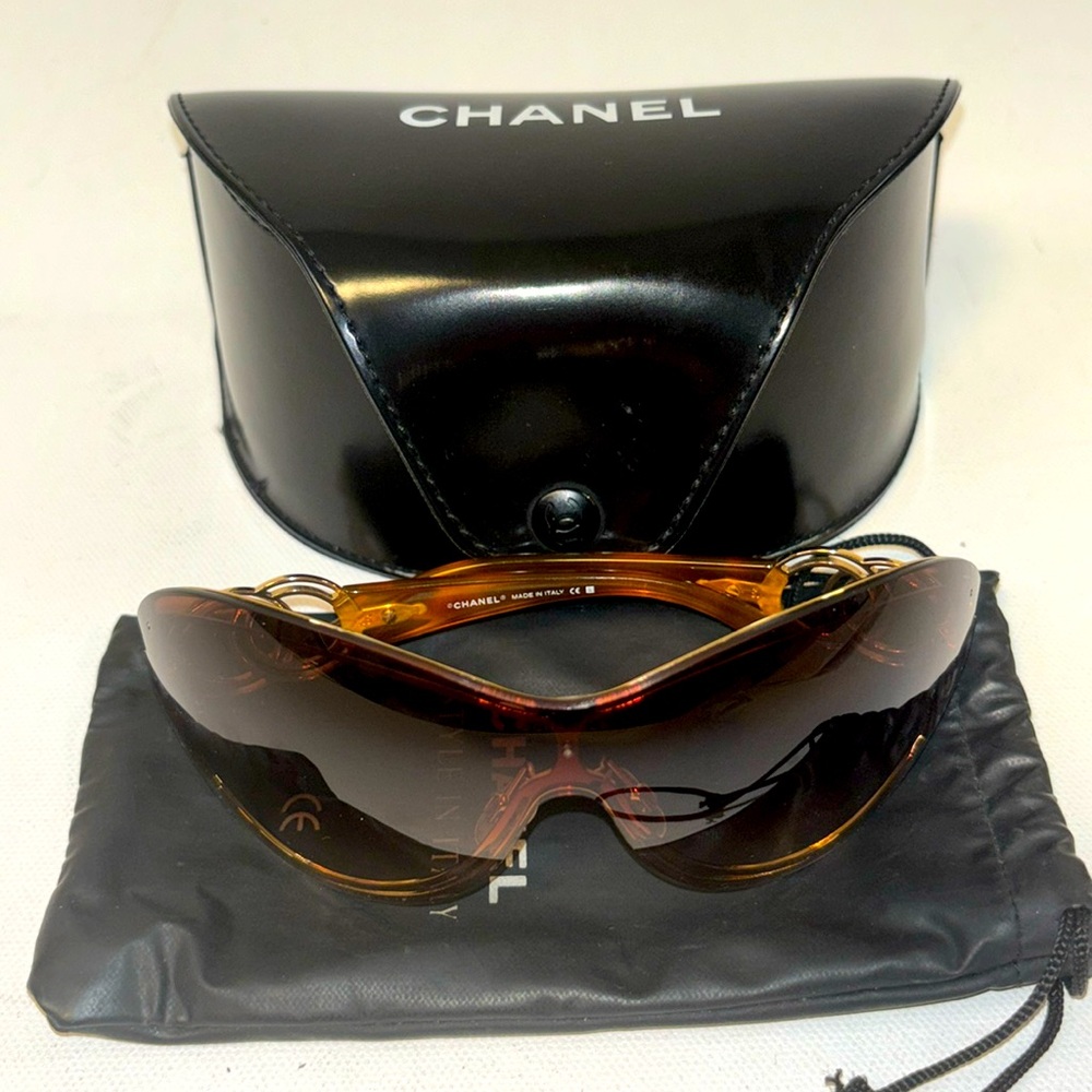Chanel Sunglasses with Chanel pouch and case